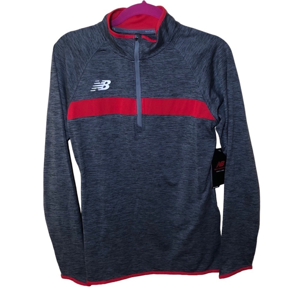New Balance Athletics Half Zip long sleeve top size M